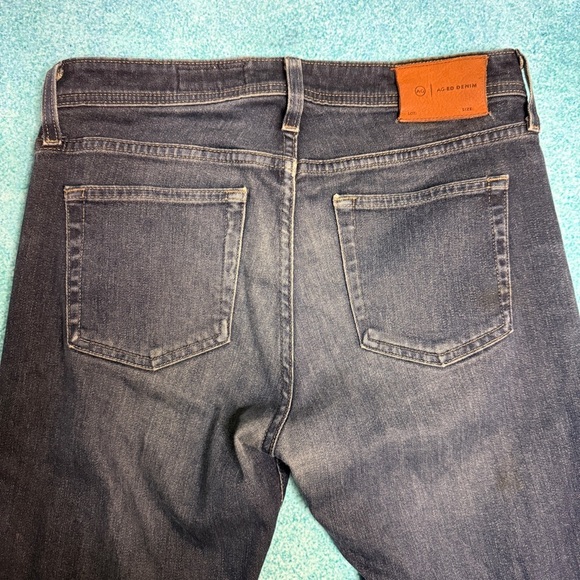 AG Adriano Goldschmied Men's Jeans Size 38 Blue Straight Fit Casual Fits 36x24 - Picture 8 of 14